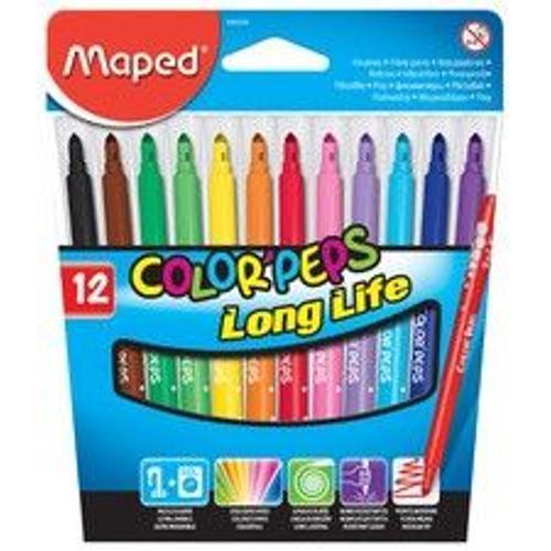 Feutres Color'Peps MAPED, 20 unites , coloris assortis