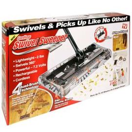 Swivel Sweeper Balai mécanique sans fil et rechargeable Léger et